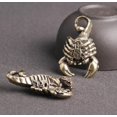 thumbnail image 5 of Scorpion Brass Keychain Creative Pendant Bronze Ware, 5 of 5