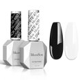 thumbnail image 1 of Set de esmaltes de uñas en gel MelodySusie Thick Black & White, 15 ml, 1 of 7