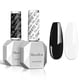thumbnail image 1 of Set de esmaltes de uñas en gel MelodySusie Thick Black & White, 15 ml, 1 of 7