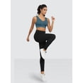 thumbnail image 6 of MINTREUS Women's Sports Bra Moderate Support Wide Strap Mesh Breathable Fitness Workout Yoga Bra, 6 of 7