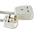 thumbnail image 1 of PRO ELEC - 1 Gang Extension Lead, White, 5m, 1 of 1