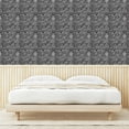 thumbnail image 4 of Ambesonne Black and White Peel & Stick Wallpaper for Home, Random Dotted Lines, 13"x72", Black and White, 4 of 6