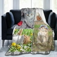 thumbnail image 5 of Gifts for Cat Lovers, Custom Cat Themed Blanket Personalised Photo Blanket for Pets, Cat Lovers Gift Ideas Soft Throw Blankets for Women Girls Christmas Birthday Gifts with Cute Cats, 5 of 6