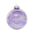 thumbnail image 2 of Kit De 4 Esferas Navideñas Moradas Iridiscente 20 Cm Adornos, 2 of 4