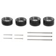 thumbnail image 1 of HILABEE 4 Pack Front And Rear Tires & Wheel Rims Set with 11mm Hubs Accessorios for 1/64 B1, 1 of 9