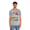 thumbnail image 4 of Freedom to Love | LGBT 4th of July Shirt | Independence Day Tee | USA Pride, 4 of 8