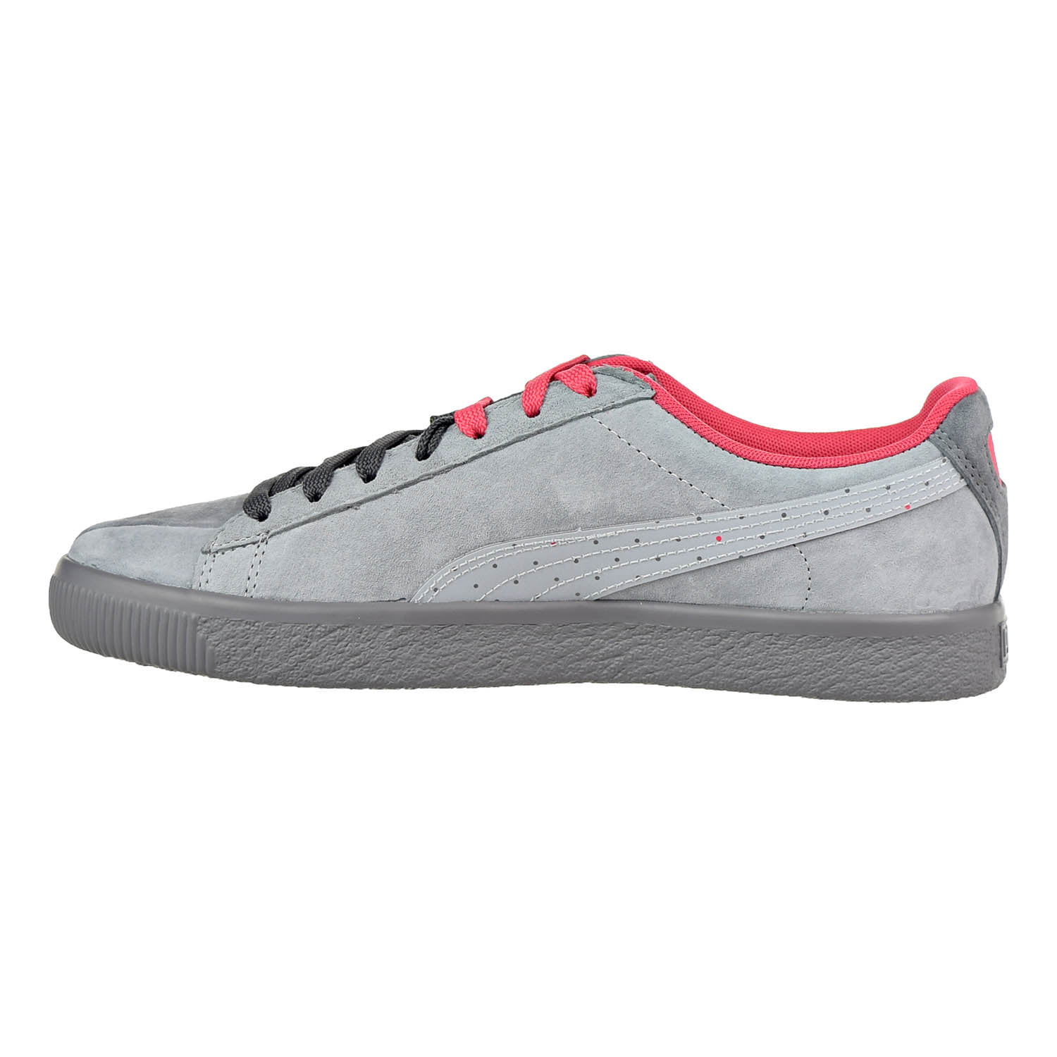 bienestar vela laberinto Puma Puma X Staple Clyde Mens Grey Suede Lace Up Sneakers Shoes -  Walmart.com