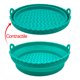 thumbnail image 1 of Fiudx Almohadilla Reutilizable para Freidora, Revestimiento de Silicona Antiadherente, Fácil de Limpiar, Distribución Uniforme Del Calor, para Freír, Cocinar Al Vapor y Hornear, Compatible con La May, 1 of 6