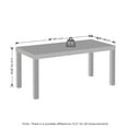 thumbnail image 3 of Furinno Simplistic Modern TV Stand, TV Table, White, 3 of 6