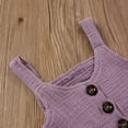 thumbnail image 3 of Toddler Kids Baby Girls Summer Four-color Suspender Top And Shorts Clothes Set Athletic Shorts Girl Leggings For Girl Plus Size Pack Linen Pocket Elastic Breathable Trousers, 3 of 9