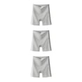 thumbnail image 3 of Sonducket 2 en 1 pantalones de seguridad de cintura alta debajo de la verano Push Up bragas Abdomen vientre Hip Lift ropa interior gris M Type1 NO1, 3 of 6