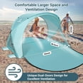 thumbnail image 4 of Carpa de playa AugFir 225 x 150 x 140 cm para 4 personas UV50+ Shelter, 4 of 8