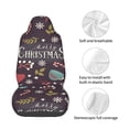 thumbnail image 4 of Fotbe Merry Christmas Funda para Asiento de Auto con Estampado – Impermeable y Antisudor – Ajuste Universal, Lavable a Máquina, Antideslizante (1 Pieza), 4 of 5