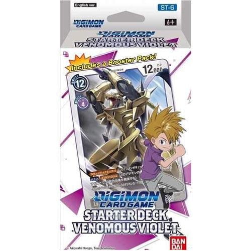 Digimon English TCG ST-6 Starter Deck Venomous Violet - 54 Cards