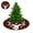 Red7, variant on Christmas Tree Skirt Christmas Tree Collar for Christmas Holiday Decorations Indoor Outdoor Christmas Tree Ornament Christmas Tree Mat(Red4)
