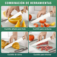 thumbnail image 2 of Juego De Utensilios Silicon Cocina Juego De Cuchillo 21 Set Xtellar Blanco, 2 of 2