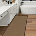 thumbnail image 2 of Linon Home Decor Faux Sisal Area Rug or Runner Collection, Brown and Brown, 2'6" x 7'6", 2 of 3