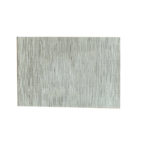 

Solid Color Heat Insulation PVC Western Hotel Table Mat Woven Placemat Coaster