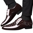 thumbnail image 3 of jjayotai Men Shoes Clearance Sale Men Lace Business Leather Shoes Casual Comfortable Dress Shoe Male Suit Shoes Rollbacks, 3 of 7