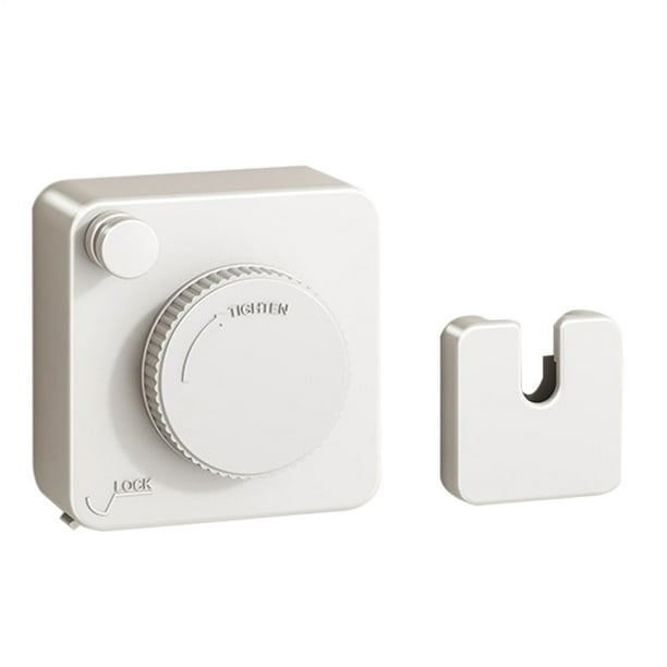 Tendedero portátil retráctil para viajes: tendedero de pared para interior/exterior, para balcones/duchas/patios/hoteles/baños
