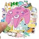 thumbnail image 3 of Dibujos Animados Simples Pegatinas Lindas Para Niños Juguete Pegatina Impermeable Para Diy Laptop Bicicleta Casco Calcomanías De Coche 50 Uds Noticed EL008461-00, 3 of 5