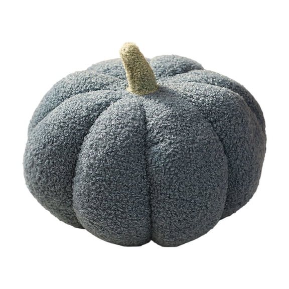 Stuffed Pumpkin Plush Pillow, 7.8 Inch Soft Throw Cushion with Color Options for Halloween Thanksgiving Home Sofa Bed Decor - 1Pc