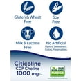 Citicoline CDP Choline 1000mg 60 Capsules by Carlyle