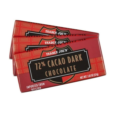 trader chocolate cacao belgian bars joe pack dark