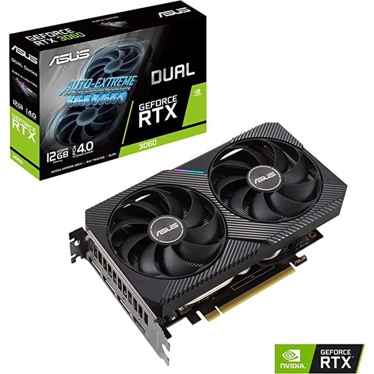 ASUS Dual GeForce RTX 3060, 12GB GDDR6, PCIe 4.0 Video Card