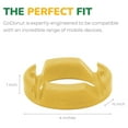 thumbnail image 5 of GoDonut Original Round Phone Stand & Tablet Holder Desk Organizer Accessories, Yellow, 5 of 7