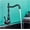 Oil Rubbed Bronze, variant on Black Deck Mount Bathroom Kitchen Brass Faucet Single Handle 360 Rotate Basin Sink Mixer Taps Black Hot and Cold Water Mixers