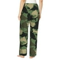 thumbnail image 3 of Naloa Camouflage Shark Print Women’s Ultra-Soft Comfy Pajama Lounge Pants with Pockets & Drawstring, 3 of 8