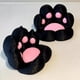 thumbnail image 5 of Soporte para teléfono con forma de Pata de Gato, soporte de escritorio creativo, estilo Base, artesanía para aliviar el estrés de alta estética,Negro, 5 of 7
