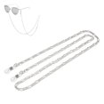 thumbnail image 1 of Simple Gold and Silver Sunglasses Sunglasses Chain Reading Glasses Anti Slip Rope Holder Neck Ropemetala Metal Glasses Chain, 1 of 6