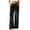 *Black, variant on ClodeEU Women's Corduroy Button Elastic Waist Wide Leg Pants with Pockets,Solid Color Casual Loose Trousers ,Women's Plus L
