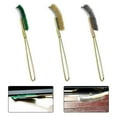 thumbnail image 2 of Mini Wire Brush Brass Nylon & Steel Brushes Rust Remover Cleaning Polish Grinder Nylon Wire, 2 of 5
