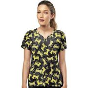 Clearance Wink Tiger Vibe Printed Scrub Top