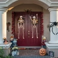 thumbnail image 4 of Halloween Skeleton Decorations with Posable Joints Skeletons for Halloween Party Haunted House Props Decorations, 2 Packs, Style 2, 4 of 9