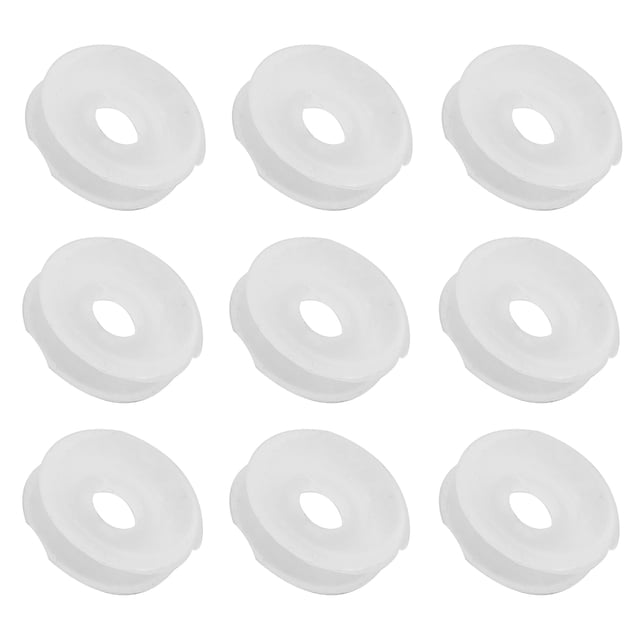 Phenofice 10Pcs White Silicone Gaskets for Pressure Cooker Float Valves Flexible Replacement Rings