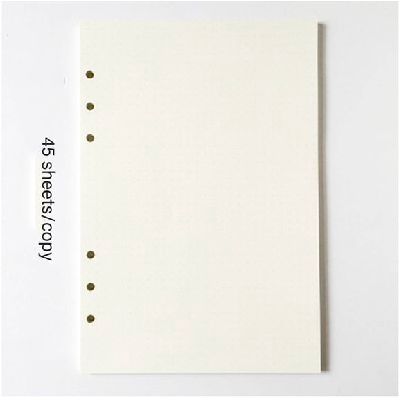 CCOCC Paper Standard Size A5 Paper for Wide Compatibility,Smooth Writing A5 Binder for Effortless Note-Taking,Versatile Loose Leaf Paper for Organized Planning,Style1