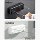thumbnail image 4 of Inteprter Tendedero retráctil montado en la pared para baño, exterior, balcón, de ropa, línea de secado, secador de cable de acero inoxidable Almacenamiento y organización del hogar Plata Inteprter HA069576-02, 4 of 6