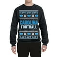 thumbnail image 2 of Wild Bobby City of Carolina CAR American Football Fantasy Fan Sports Unisex Crewneck Sweatshirt, Black, 5X-Large, 2 of 6