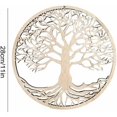 thumbnail image 1 of Arbre De Vie Décoration Murale En Bois Suspendu Oeuvre Décoration De La Maison En Bois Arbre De Vie Pendentif Décoration, 1 of 5
