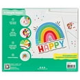 Little Yellow Bicycle Rainbow & Blooms Gem Art Kit 1100+ pc Set, DIY