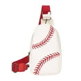 thumbnail image 4 of Mochila de hombro, bolsa de pecho deportiva, mochila de día, bolso de mano, bolso de hombro, paquete de pecho para senderismo, montañismo, senderismo, Blanco Salvador Dali Bolsa de pecho para hombres, 4 of 9
