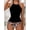 Black-leopard, variant on Women's Tummy Control High Waisted Bikini Set 2 Piece Swimsuits Twist Front Bathing Suits