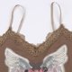 thumbnail image 5 of Tops Cortos Retro Y2K Retro Crop Tops Love Wing Print Lace Mujeres Correa Tank Tops Chaleco (Marrón M) Cgtredaw Para estrenar, 5 of 9