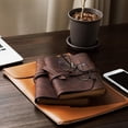 thumbnail image 2 of Leather Journal Notebook - Leather Bound Journal For Men, Lined Travel Journal & Writing Journal For Personal Diary, 5x7 Inches, Brown, 200 Pages, 2 of 5