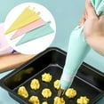 thumbnail image 3 of HomeLife 2Pcs Silicone Icing Piping Pastry Bags Smooth Interior Easy Squeeze Reusable Cream Bag Cupcake Decorating Baking Tools, 3 of 13