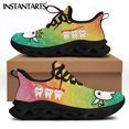 thumbnail image 1 of Zapatos dentales de primavera y otoño para mujer, zapatillas planas con bonitos dibujos de dientes de dentista, diseño de marca, calzado de malla para mujer, 1 of 6